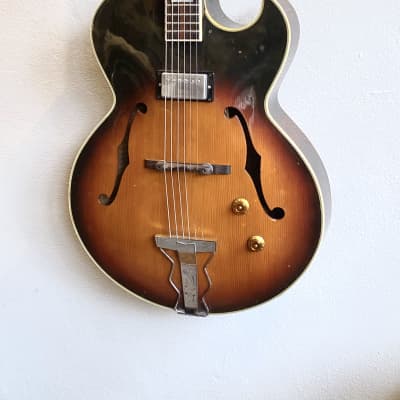 Chaki Full Sized L5 Type Carved Archtop with Duncan Seth Lover MIJ Lawsuit 1970s image 4