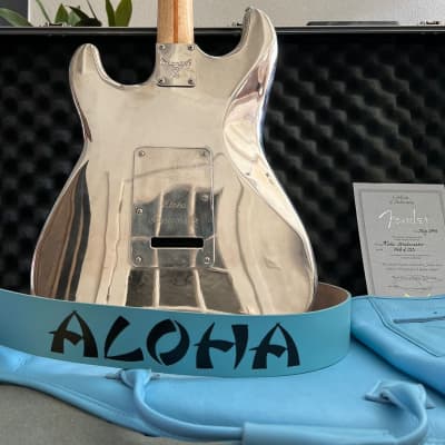 Fender Custom Shop Aloha Stratocaster 1995 Etched Aluminum image 6