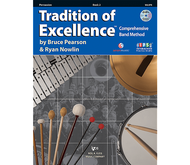 Tradition Of Excellence Book 2 - Percussion Neil A Kjos Music | Reverb