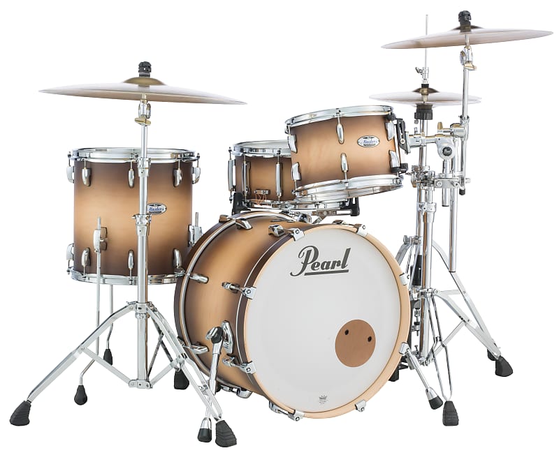 Pearl Masters Maple Complete 3-pc. Shell Pack MCT903XP/C351 SATIN NATURAL BURST image 1