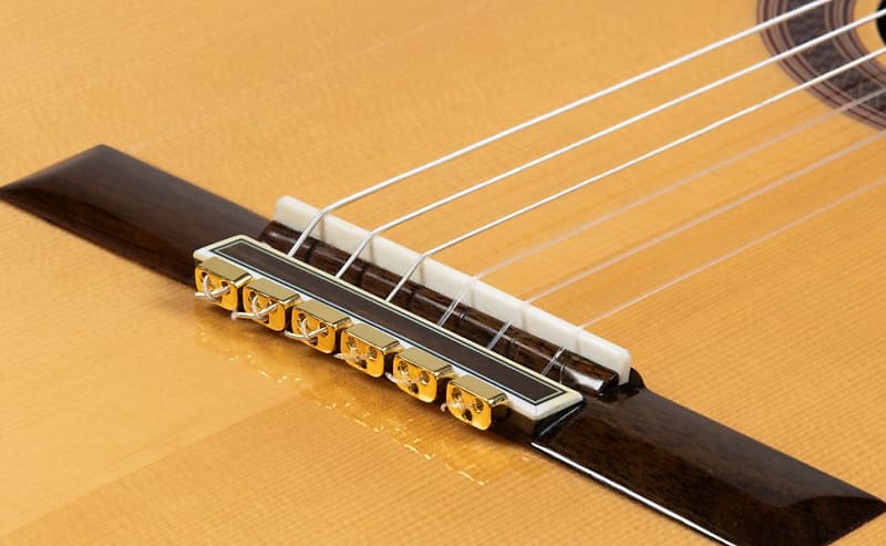 Golden Metal Guitar Bridge Beads String Tie Classical Flamenco Guitar  Acoustic  review