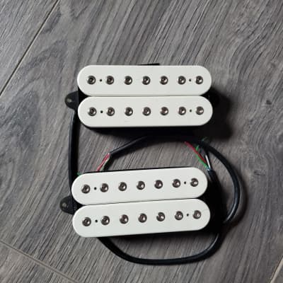 DiMarzio Fusion Edge Brushed Nickel Humbucker Neck and Bridge | Reverb