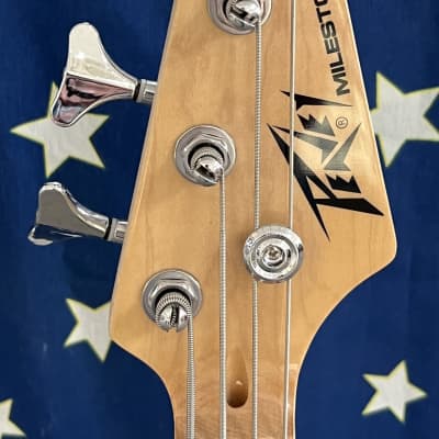 Peavey Milestone 4-String Electric Bass 2010s - Natural image 4