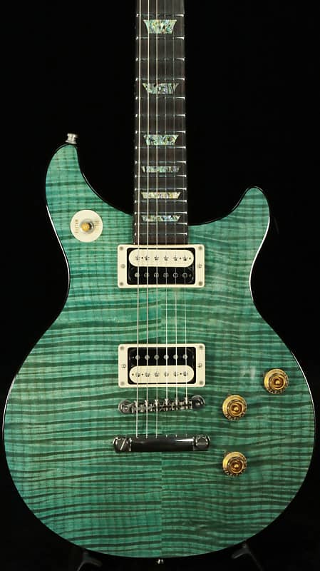 Gibson Custom Tak Matsumoto DC Standard Flame Top Aqua Blue 1st