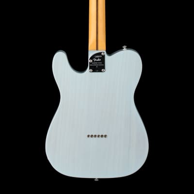 Fender Limited Edition American Professional II Telecaster Thinline - Transparent Daphne Blue #10230 image 4