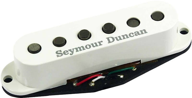 Seymour Duncan STK-S1n Classic Stack Strat Neck/Middle Pickup, White image 1