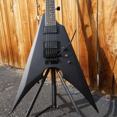 ESP LTD SIGNATURE SERIES MK-600 -Mille Petrozza- Black Satin 6-String Electric Guitar w/ Case (2024) image 1