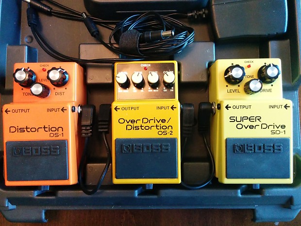 Boss BCB-30 SD-1 OS-2 DS-1 Korg Tuner Behringer Power Supply | Reverb