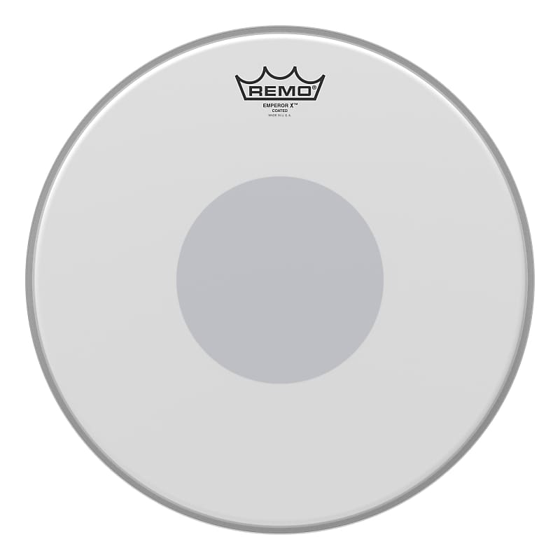 Remo BX-0114-10 Emperor X Coated Snare Drumhead Bottom Black Dot 14" image 1
