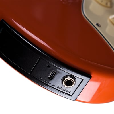 Mooer GTRS P800 Intelligent Guitar Fiesta Red 2023 - Fiesta Red image 3