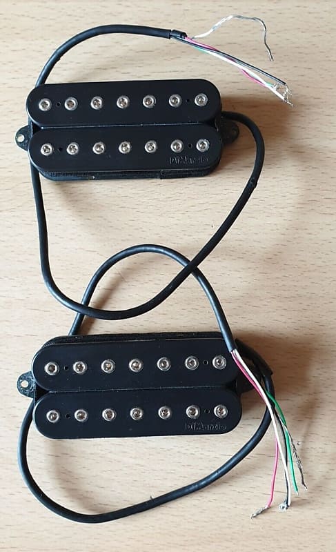 Dimarzio Fusion Edge 7 IH7 Humbucker Pickup Set 7 String Neck Bridge