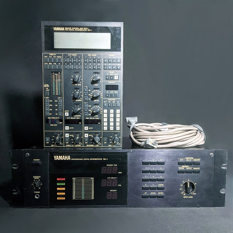 Yamaha REV-1 Professional Digital Reverberator with RCR-1 Remote Control image 1