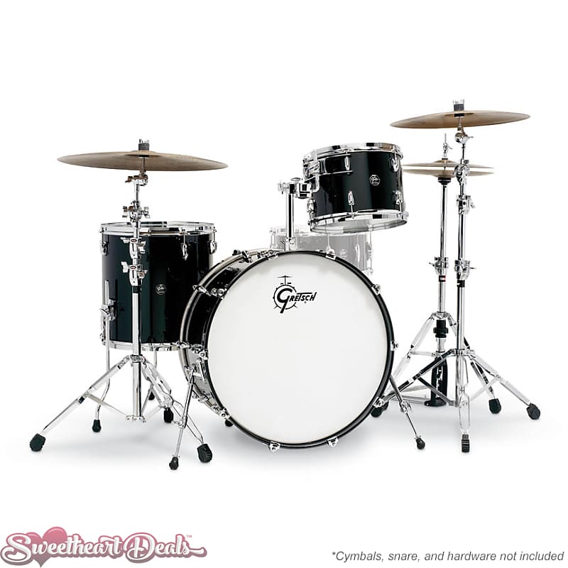 Gretsch Drums Renown 3-piece Jazz Shell Pack - Black (24/13/16) image 1
