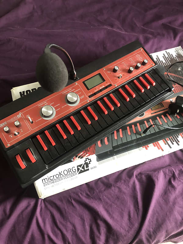 Korg Microkorg XL  . Limited edition black and red image 1