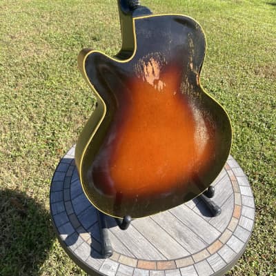 Montgomery Ward Gibson arch top copy 1930s-1950s - Tea burst image 8