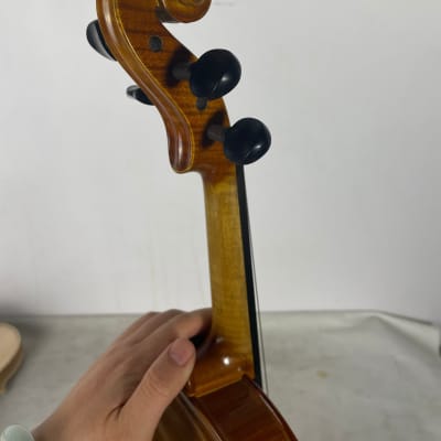 AAA Level Handmade Varnished Violin 4/4, Solid Spruce Wood, Maple Top image 4