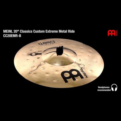 Meinl Classics Custom Extreme Metal Ride Cymbal 20 image 3
