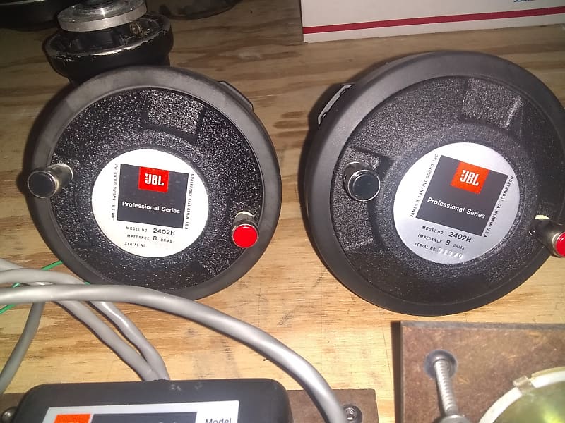 JBL 2402H/3102 High Frequency Driver Pair And Crossover | Reverb