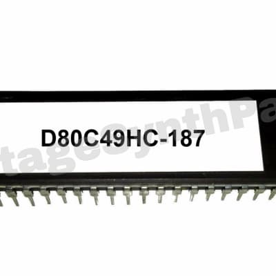 CASIO HT-6000 Synthesizer Keyboard Processor D80C49HC-187 Mask Rom Cpu