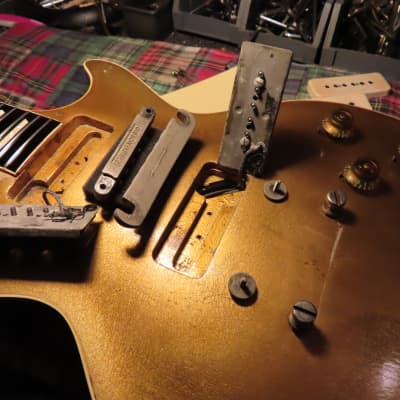 GIBSON LES PAUL early 1956 GOLDTOP matched pot dates 1345542 PLAYER! VIDEO!! image 19