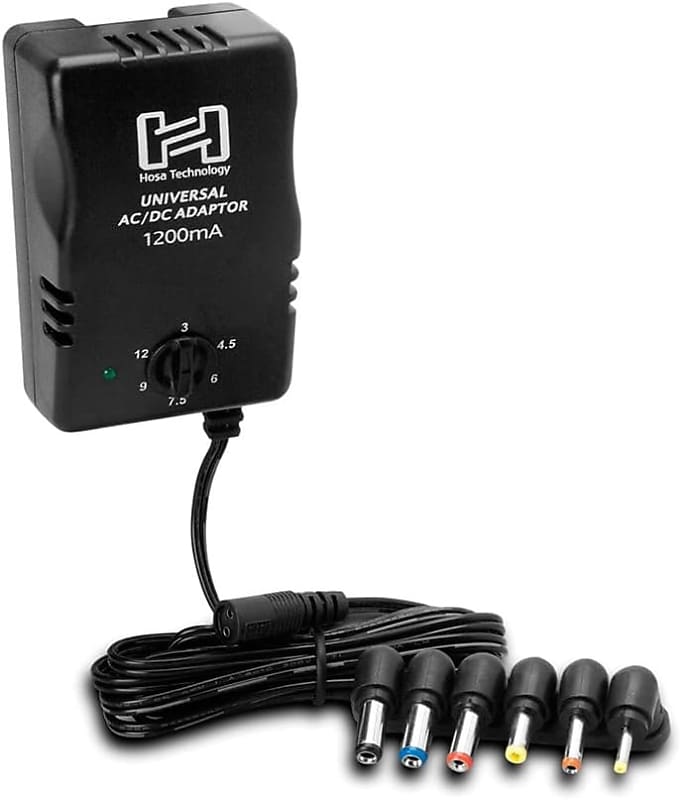 Hosa ACD-477 Universal Power Adaptor with DC Output up to 12V image 1