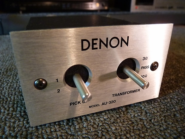 Denon AU-320 Phono Cartridge Step Up Transformer - Use For MC