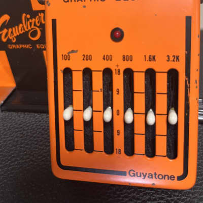 Guyatone PS-105 Equalizer Box 6-Band Graphic EQ 1970s - Orange 