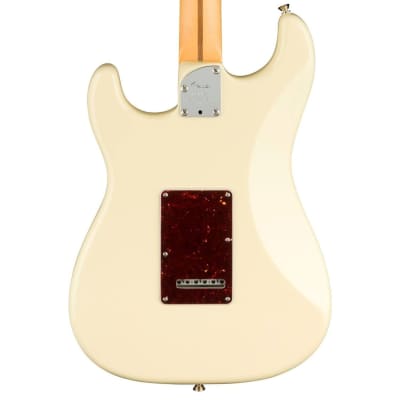 Fender American Professional II Stratocaster HSS Electric Guitar (Olympic White, Maple Fretboard) image 2
