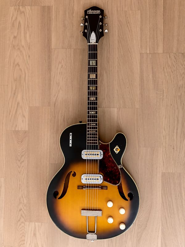 1962 Harmony Meteor H70 Vintage Electric Guitar Sunburst w