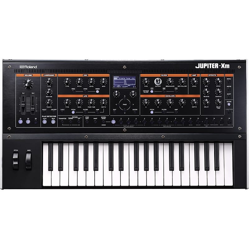 Roland Jupiter-Xm Portable Synthesizer, 37 Keys, MIDI & USB I/O, Mic Input image 1