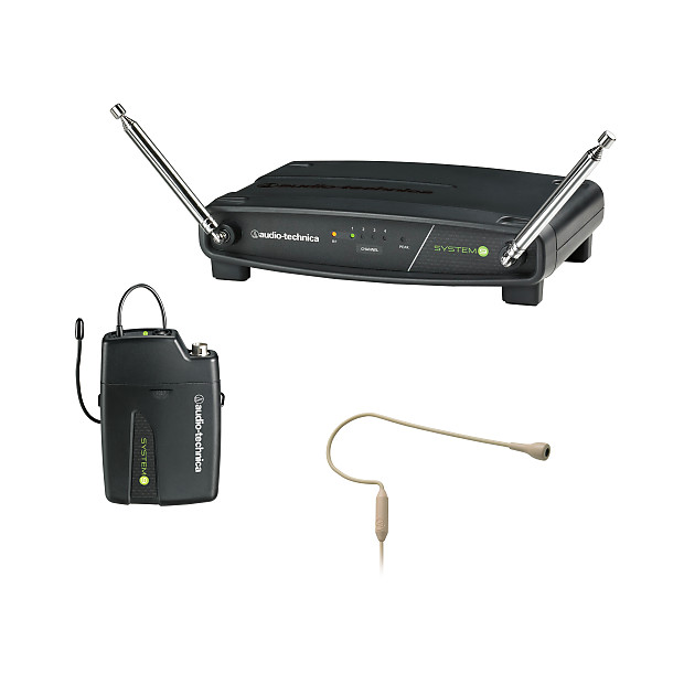 Audio-Technica ATW-901/H92-TH System 9 Frequency-Agile VHF Headworn Wireless Microphone System (169-172MHz) image 1