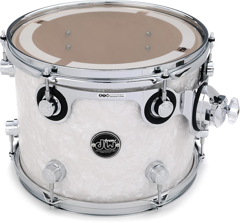 DW Performance Series Mounted Tom - 9 x 12 inch - White Marine FinishPly (3-pack) Bundle image 1