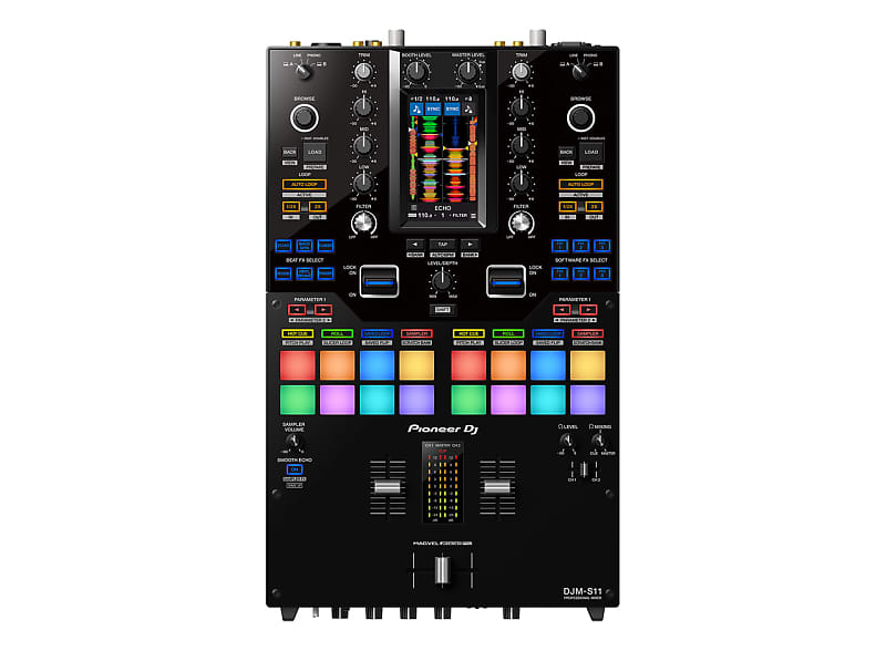 PIONEER DJM-S11 Professional scratch style 2-channel DJ mixer for Serato DJ Pro or Rekordbox image 1