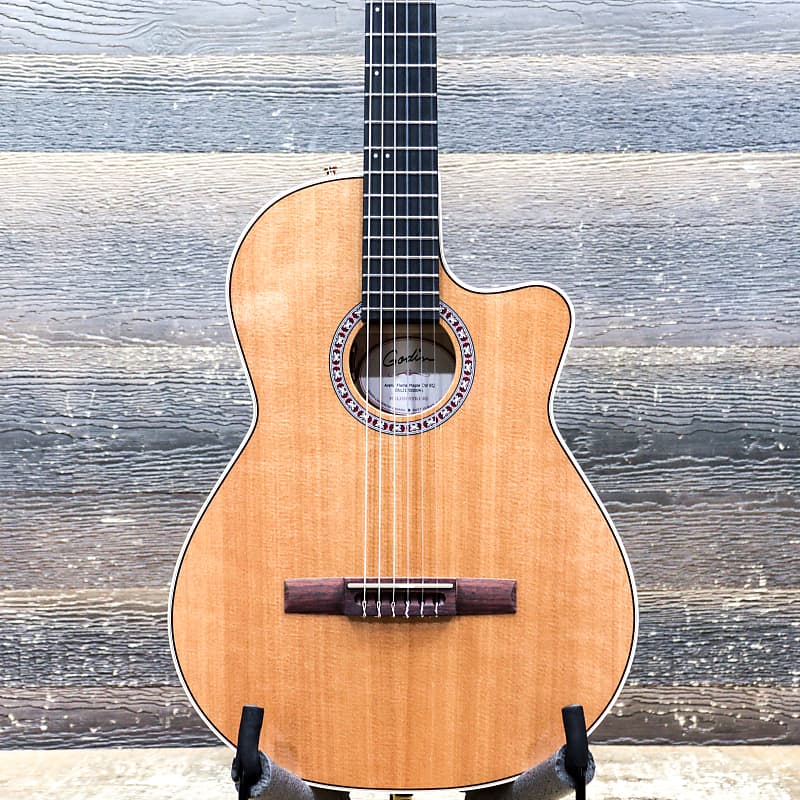 Godin Arena Flame Maple CW EQ "B-Stock" LR Baggs Element Thinline Electro-Classical Guitar image 1