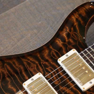 MINTY! 2013 PRS Private Stock #4198 Custom 24 Quilted Bronze Smoke Burst w/ Solid Brazilian Neck + OHSC image 7