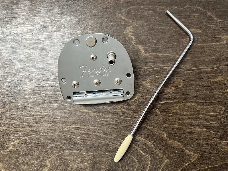 Fender Jazzmaster/Jaguar Tremolo Tailpiece Chrome Reverb