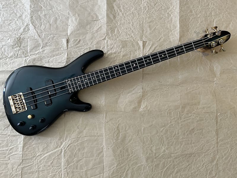 Yamaha Motion Bass guitar LB-1 1986-89 Greenburst Japan Neckthrough Ebony  Fretboard electric bass