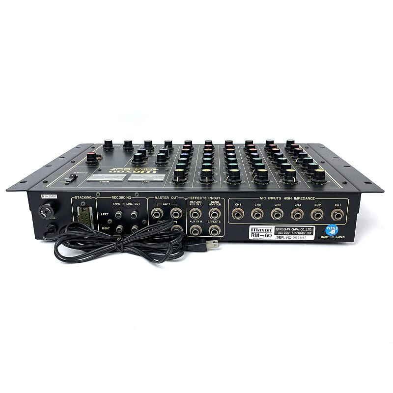 Maxon (Ibanez) RM-60 Rotary 6 Channel Mixer Rare Vintage
