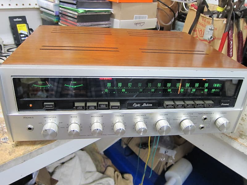 RARE Sansui Model Eight Deluxe Fm/Am Receiver, Analogue, Wood