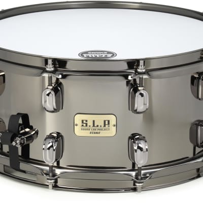 Tama S.L.P. Black Brass Snare Drum - 6.5 inches x 14 inches Black Nickel image 1