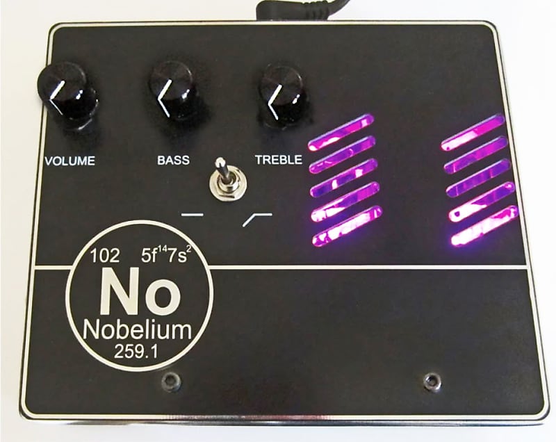 Nobelium Bass Preamp (Noble Preamp clone with Jensen Reverb UK
