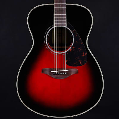Yamaha FS830 Small Body Solid Top, Rosewood Back & Sides, Dusk Sun Red 4lbs 2oz image 3