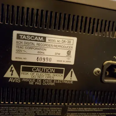 TASCAM DA-38 image 2