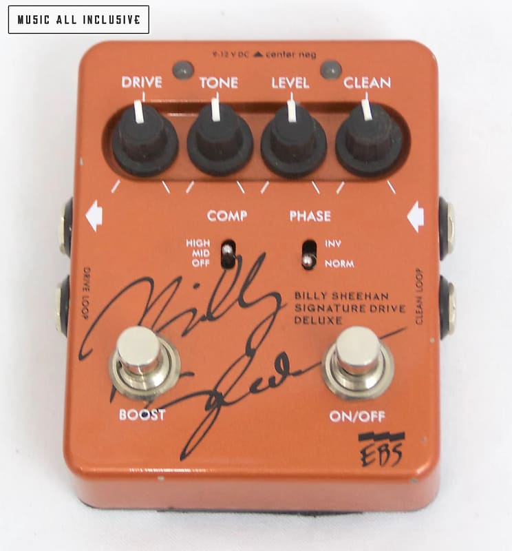 EBS Billy Sheehan Signature Drive Deluxe Bass Deluxe | Reverb
