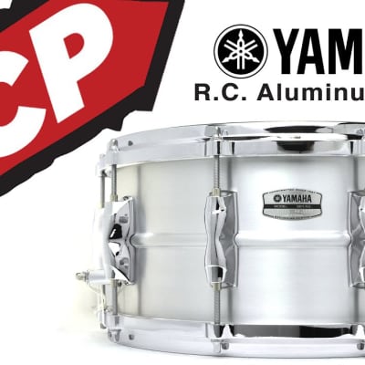 Yamaha Recording Custom Aluminum Snare Drum 14x6.5 image 1
