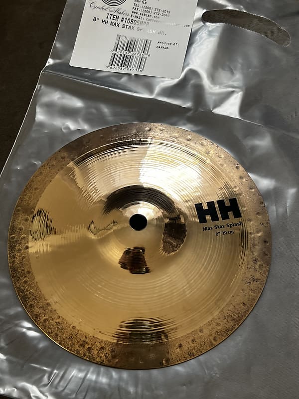 Sabian HH Max Stax Splash 8” - Brilliant | Reverb