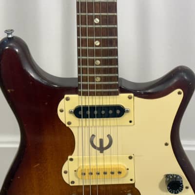 Epiphone Olympic Double Batwing Headstock with Maestro 1963- 1970 - Sunburst image 3