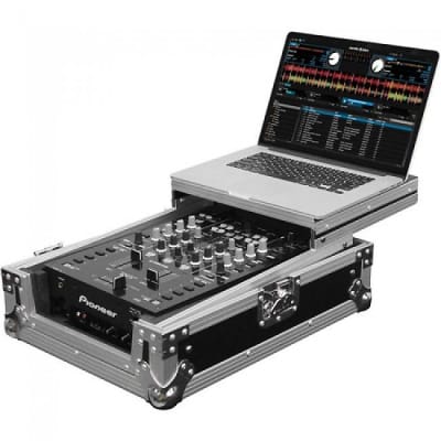 Odyssey FZGS10MX1 Flight Zone Series Low Profile Glide Style Case for a 10" DJ Mixer image 1