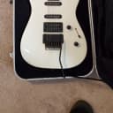 91 Charvel 375 Deluxe Pearl White