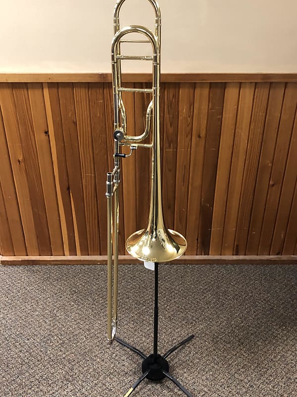 Used Getzen 547SC Capri FAttachment Trombone Gold Lacquer Reverb